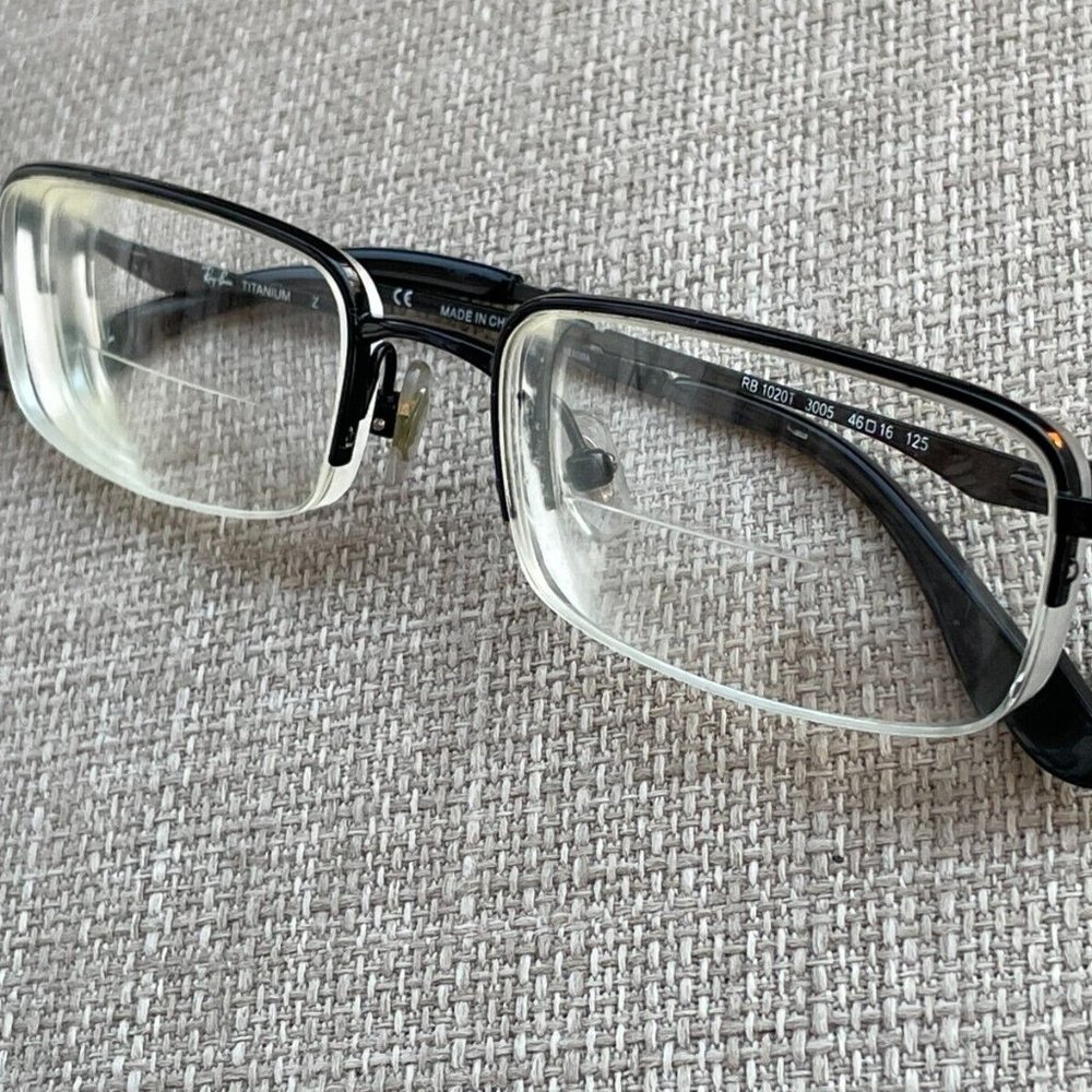 Ray-Ban Titanium Young Boy Eyeglasses Frame Black RB102046[]16 125 Glasses - Picture 2 of 12